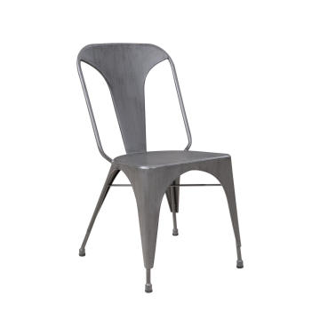Distressed Industrial style Metal chair
